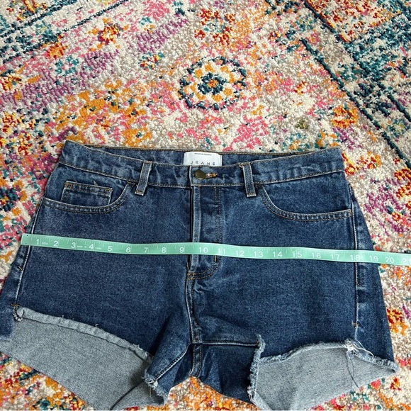 American Apparel Cutoff Jean Shorts Button‎ Front Sz 27 - Picture 11 of 12